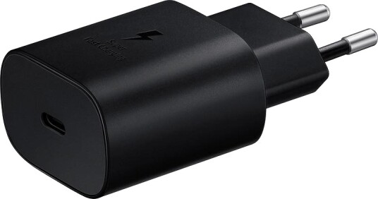 Samsung 25W USB-C Reiseadapter med Hurtiglading - Svart Samsung 25W USB-C Reiseadapter med Hurtiglading - Svart
