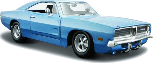 Maisto 1969 Dodge Charger RT Modellbil 1:25 Blå