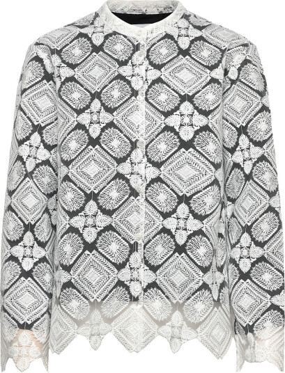 Naja Lauf | Elinor Shirt White Embroidery | 34