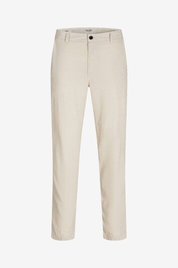 Jack & Jones   Bukser jpStace jjSummer Linen Blend Pant S   Beige