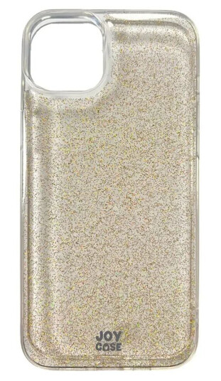 Joy Case iPhone 15 Plus Joy Deksel Hybrid Glitter Deksel - Gjennomsiktig / Gull