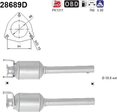 Katalysator AS 28689D
