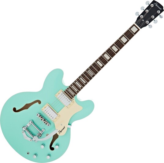 Hartwood Revival Vibrato Halvakustisk Gitar Jade Green Hartwood Revival Vibrato Halvakustisk Gitar Jade Green