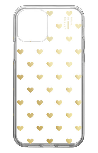 Ideal Of Sweden Clear MagSafe Case Golden Hearts (IDCLCMS-I2061-506)