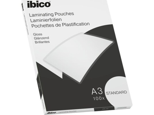 Ibico Basics Standard A3 Lamineringslommer Glasklar Ibico Basics Standard A3 Lamineringslommer Glasklar