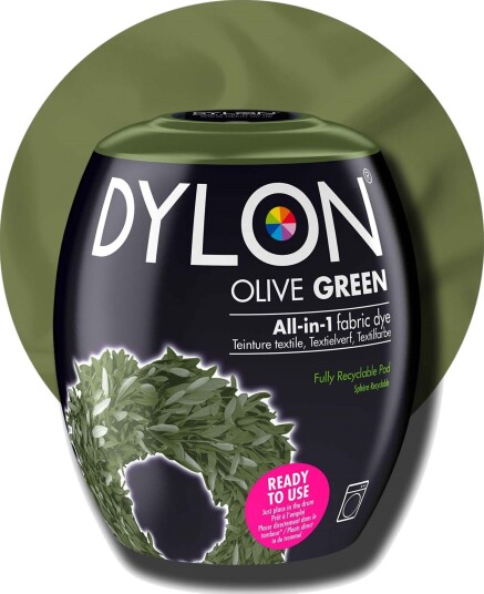 Dylon Pod All in 1 Tekstilfarge Olive Green