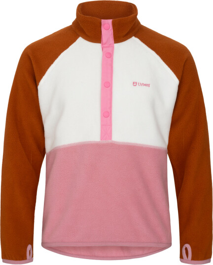 Urberg Junior"s Colour Block Fleece Sweater Fox Glove 146/152