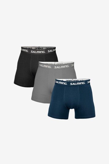 Salming Boksershorts Cotton 3 pakning Flerfarget