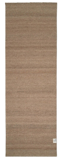 Plain gangteppe naturbeige