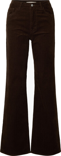 Selected Femme Wide Runa Highwaist Corduroy Pant Brun 30/32