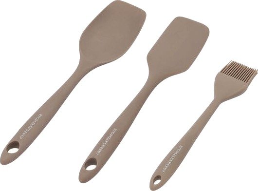 Blomsterbergs - Bakesett redskaper 3 deler silikon latte