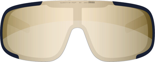POC Aspire sykkelbriller apatite navy/clarity road/partly sunny gold