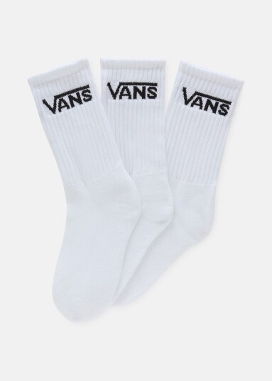 Vans Classic Vans Crew Sock White Onesize Bomullsstrømper