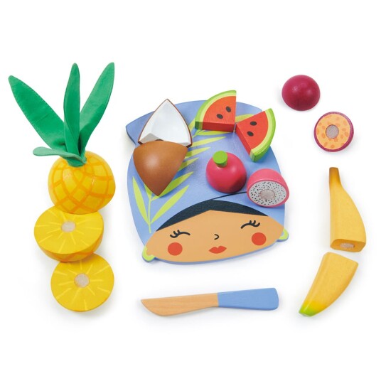 Tender Leaf Tropical Fruit Chopping Board TL8281 Tender Leaf Tropical Fruit Chopping Board TL8281
