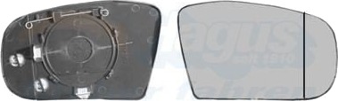VAN WEZEL 3036836 Speilglass, ytterspeil