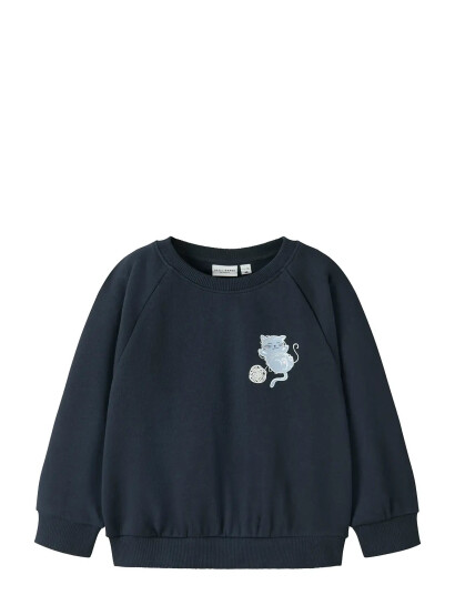 name it Nmfvenus Ls Nreg Sweat Bru Navy 104