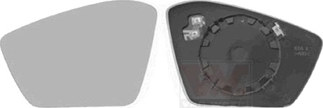VAN WEZEL 7638837 Speilglass, ytterspeil