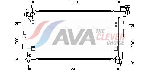 Radiator AVA Clever Choice TO2302 Radiator AVA Clever Choice TO2302