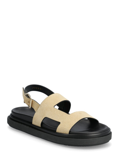 ALOHAS Lorelei Suede Leather Sandals - Yellow - 39