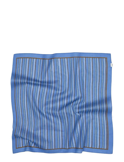 Becksöndergaard Scallopia Striped Cotta Scarf Blue ONE SIZE Becksöndergaard Scallopia Striped Cotta Scarf Blue ONE SIZE