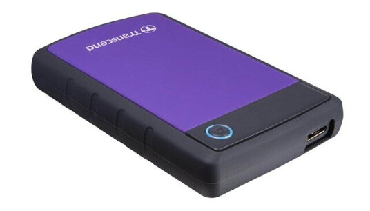 Transcend StoreJet 25H3 Ekstern Harddisk 4TB - Lilla - USB 3.1 Gen 1 Transcend StoreJet 25H3 Ekstern Harddisk 4TB - Lilla - USB 3.1 Gen 1
