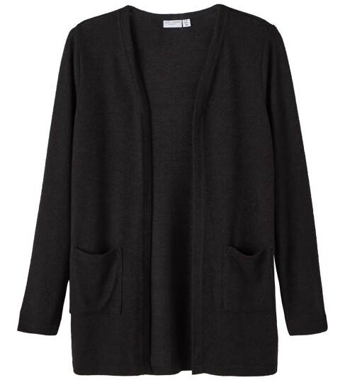name it Nkfvicti Ls Knit Card L Noos Black 116