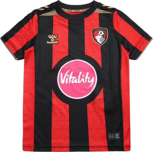Hummel Afc Bournemouth 26/27 Home Jersey S/S Kids TRUE RED/BLACK 140