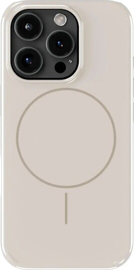 Holdit Mono Case Magsafe iPhone 16 Pro Light Beige/Beige