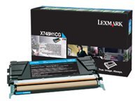 Lexmark - Høy Ytelse - Cyan - Original - Tonerpatron Lrp - For Lexmark Xs748de