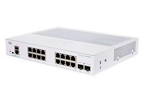 CISCO CBS350 Managed 16 t GE Ext PS 2x1G