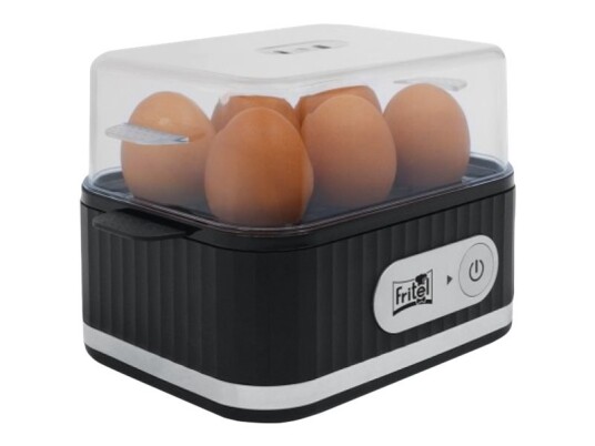 Fritel EC 1475 Eggkoker 400W Svart/Sølv med Eggeholder Fritel EC 1475 Eggkoker 400W Svart/Sølv med Eggeholder