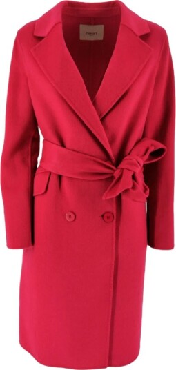 Twinset Dame Frakker Rød S, Twinset Dame Frakker Rød S,
