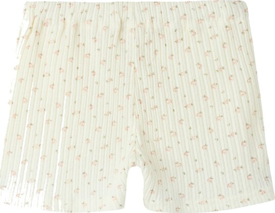 Lil" Atelier Shorts   Rib   NmfHulla   Coconut Melk   Lil Atelier   7 år 122   Shorts   Hvit