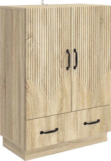 Serviesskap Sonoma eik 66 x 34,5 x 92 cm Konstruert tre
