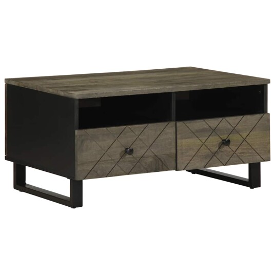 Salongbord svart 80x54x40 cm heltre furu 8721158447906