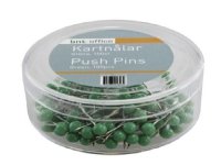 Kortnåle 4 mm x 20 mm grøn - (100 stk.) Kortnåle 4 mm x 20 mm grøn - (100 stk.)