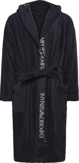 Emporio Armani Loungewear Bathrobe - ARMANI BLUE - M