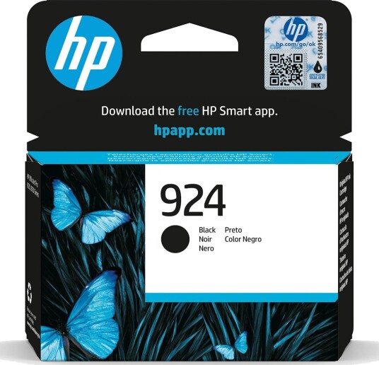 HP 924 original blekkpatron 500 sider Sort HP 924 original blekkpatron 500 sider Sort