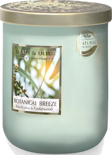 Heart & Home Botanical Breeze Stort Duftlys i Glass Heart & Home Botanical Breeze Stort Duftlys i Glass