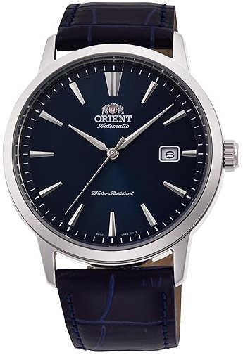 Orient Herreklokke RA AC0F06L30B Symphony III Blå/Lær Ø41.6 mm