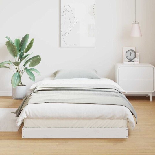 Gulv Sengekarm 100x220 cm Massivt Furutre