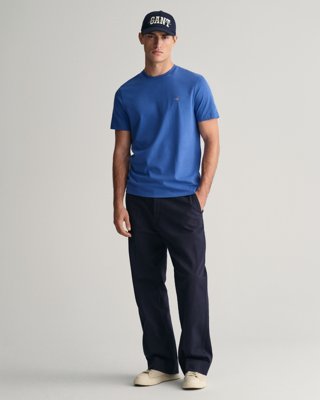 Klassisk t-skjorte i regular-fit RICH BLUE XXL