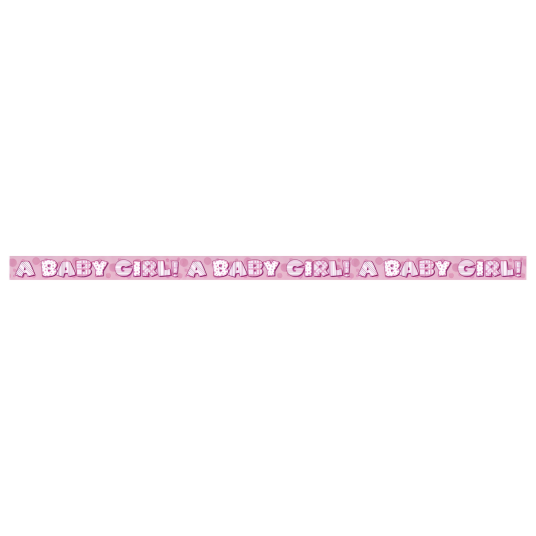 Banner Baby Jente Ca 3,6 Meter Plast/foil 
