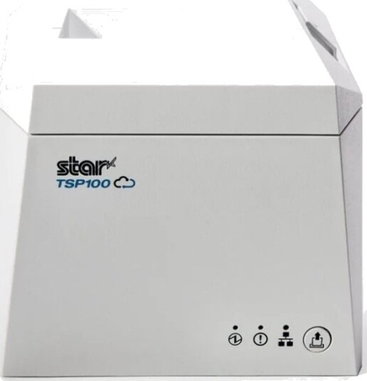 Star Tsp100 Series Tsp143iv X4 Kvitteringsskriver Direktetermisk Rull 8 Cm 203 Dpi Inntil 250 Mm/Sek Lan Usb C Usb Bluetooth Wi Fi Kutter Hvit