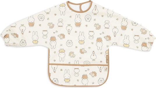 Jollein Bib Waterproof With Sleeves Cream 40X75