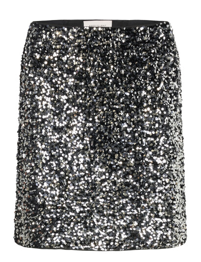 FREE/QUENT Fqlune Skirt Silver S