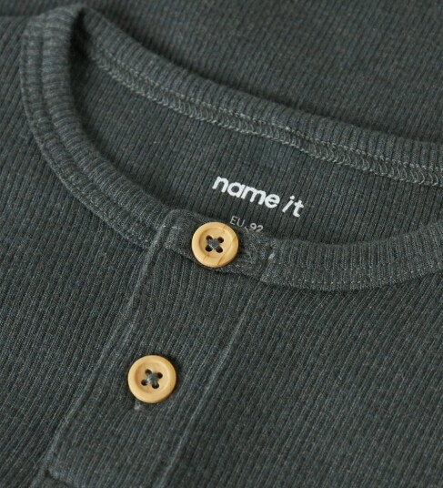Name It Genser Rib Noos NmmKab Urban Elegant/Melange Name It 3 år 98 Genser Grønn