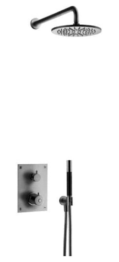 Tapwell Box7268 ED2 Takdusj Innbygging Black Chrome / Ø250mm (TA-9421815) Tapwell Box7268 ED2 Takdusj Innbygging Black Chrome / Ø250mm (TA-9421815)