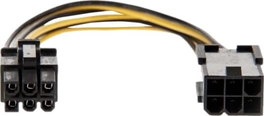 Akyga PCIe 6 Pin Strømforlengelseskabel 40 cm AK CA 46 Akyga PCIe 6 Pin Strømforlengelseskabel 40 cm AK CA 46