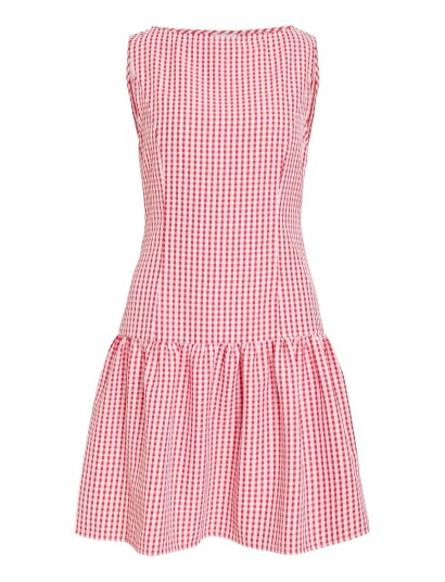 Vila Viterni S/L Boatneck Short Dress/Ka - Red - 38